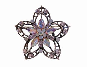 Clear Crystal Star Pin
