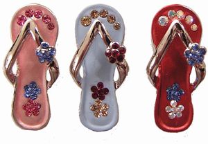 Crystal heel mini sandal