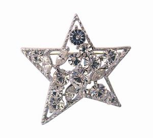 Clear crystal star