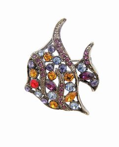 Multi color crystal fish