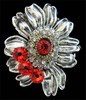 Flower 4 stone -silver