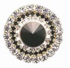 Signature Brooch Blk