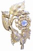Stemmed Rose Crystal